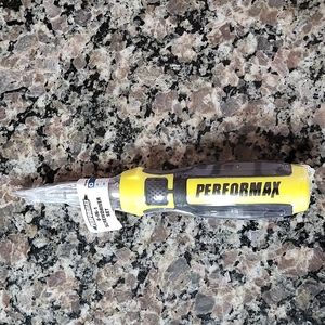 PERFORMAX 6 in 1 screwdriver set new sealed magnetic & heat treated bits